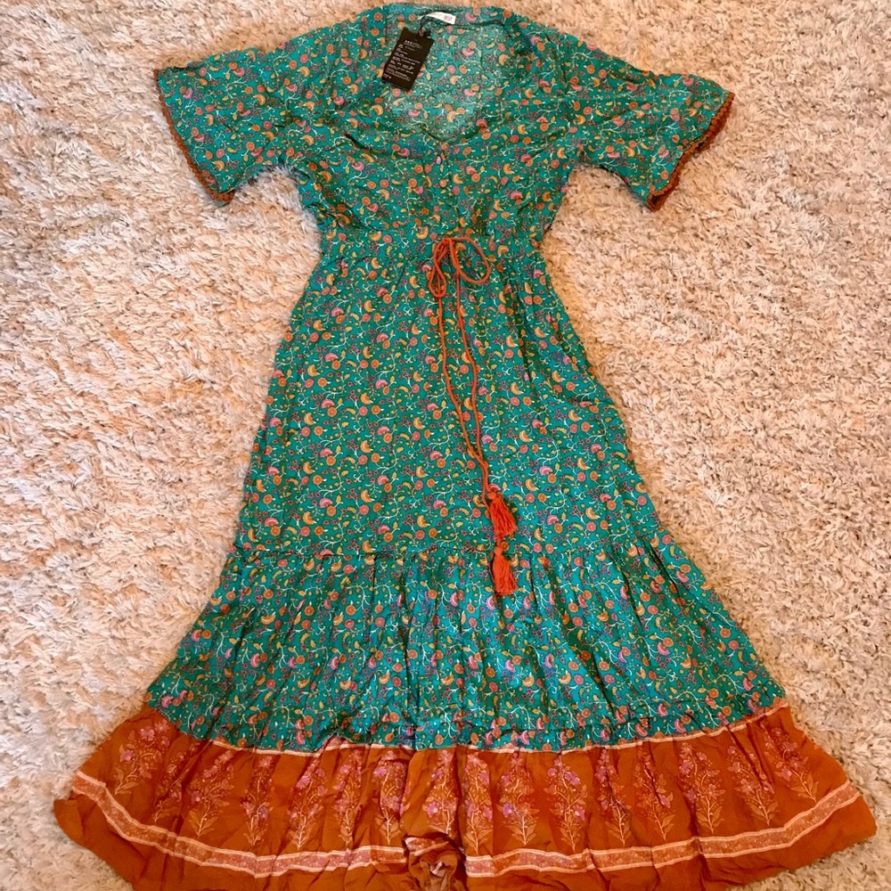 Boho boutique floral dress